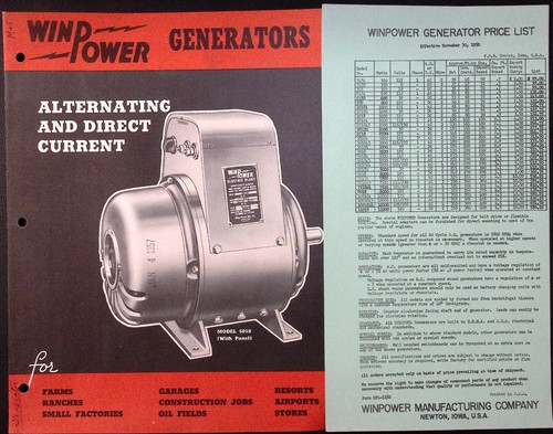 1950 winpower alternating - 1950,