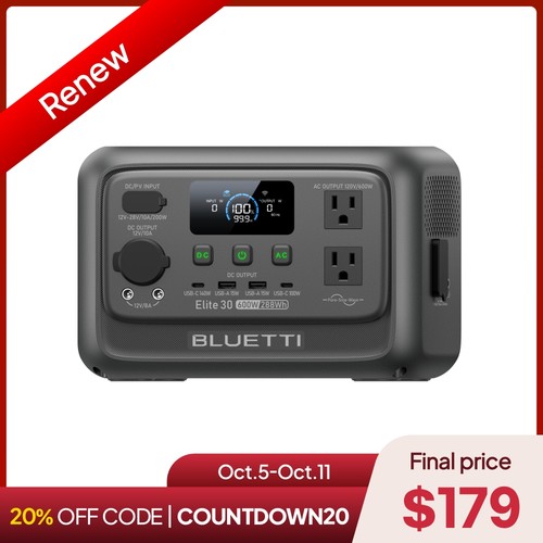 Bluetti elite 288wh - bluetti, v2
